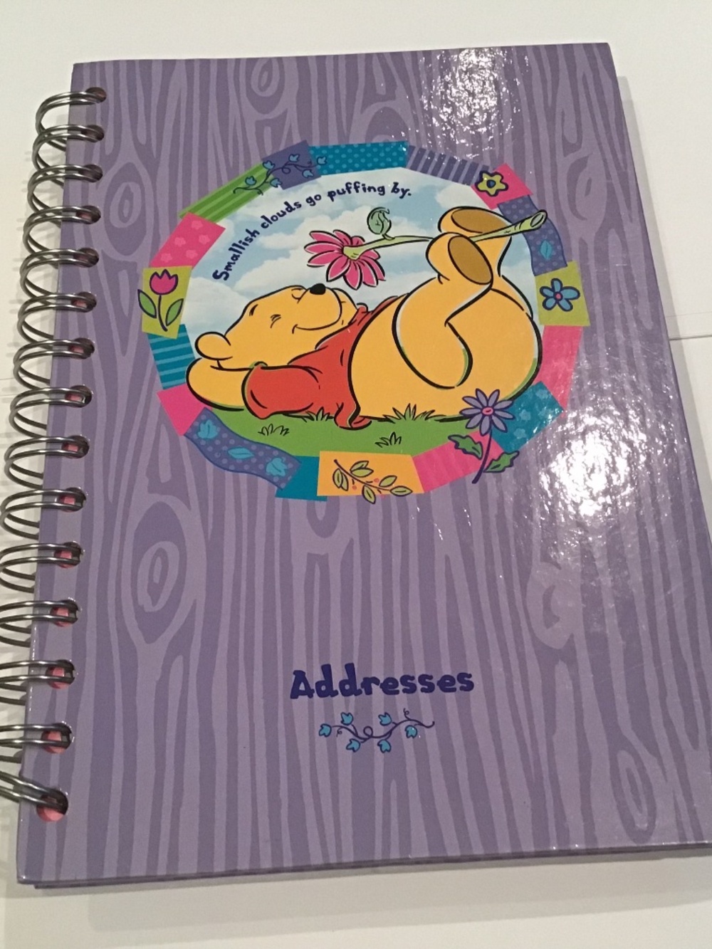 Vintage Winnie the Pooh address book